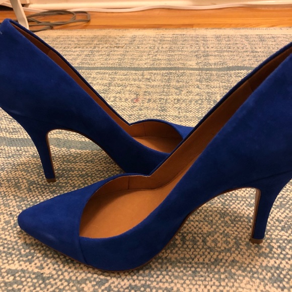 Madewell Mira Heels (3.75") in Noble Blue, size 7 - Picture 3 of 6